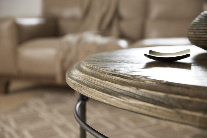 American Home Furniture | Hooker Furniture - La Grange Faison Oval Cocktail Table