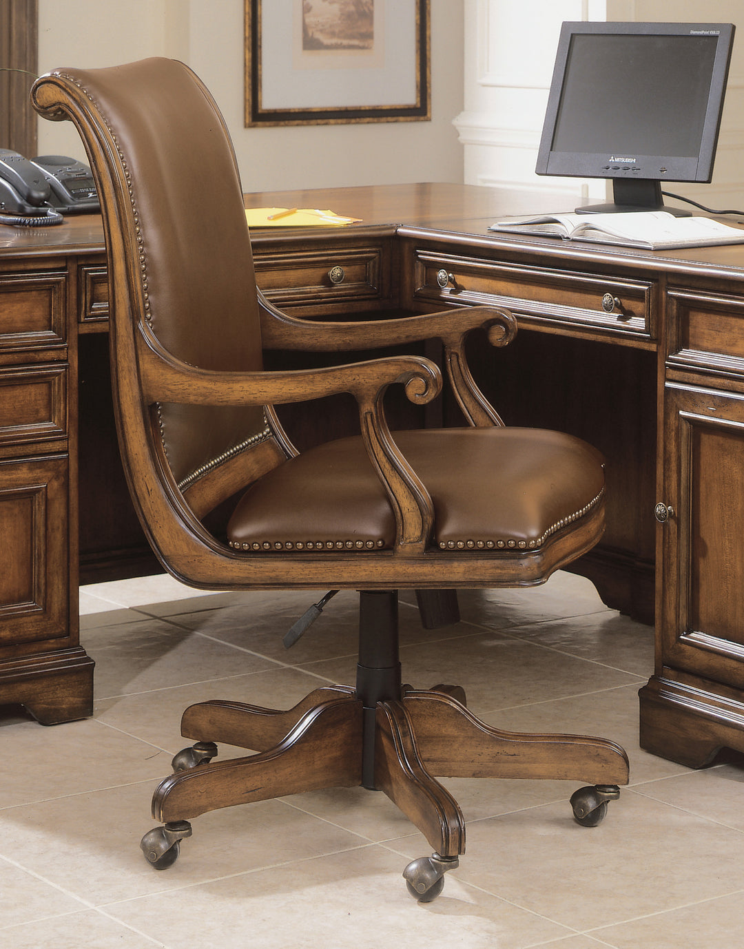 American Home Furniture | Hooker Furniture - Brookhaven Desk Chair