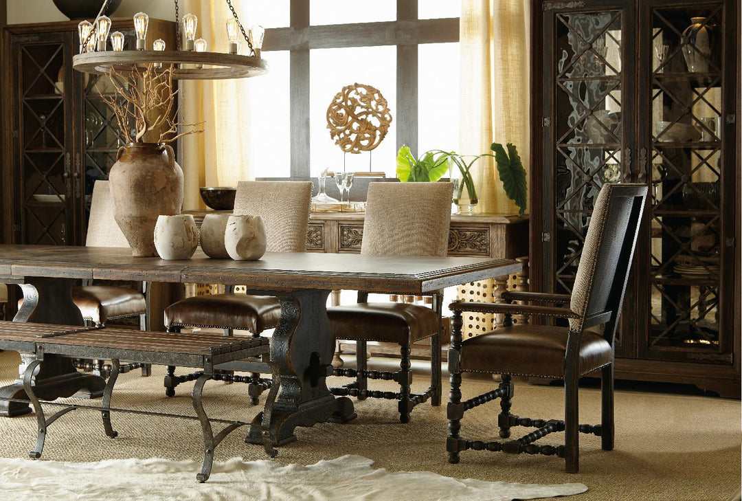 American Home Furniture | Hooker Furniture - Bandera 86in Table with2-18in Leaves