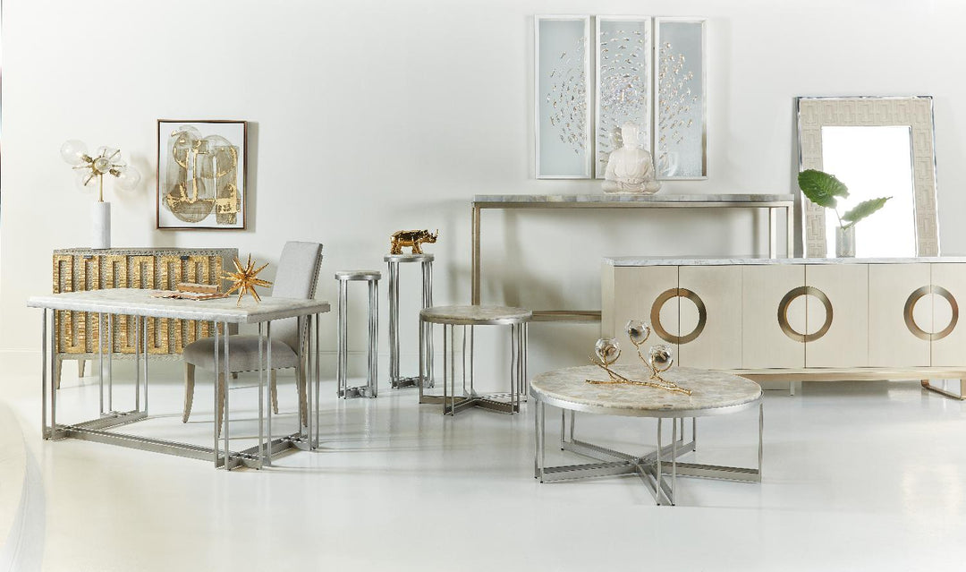 American Home Furniture | Hooker Furniture - Melange Marin Round Lamp Table