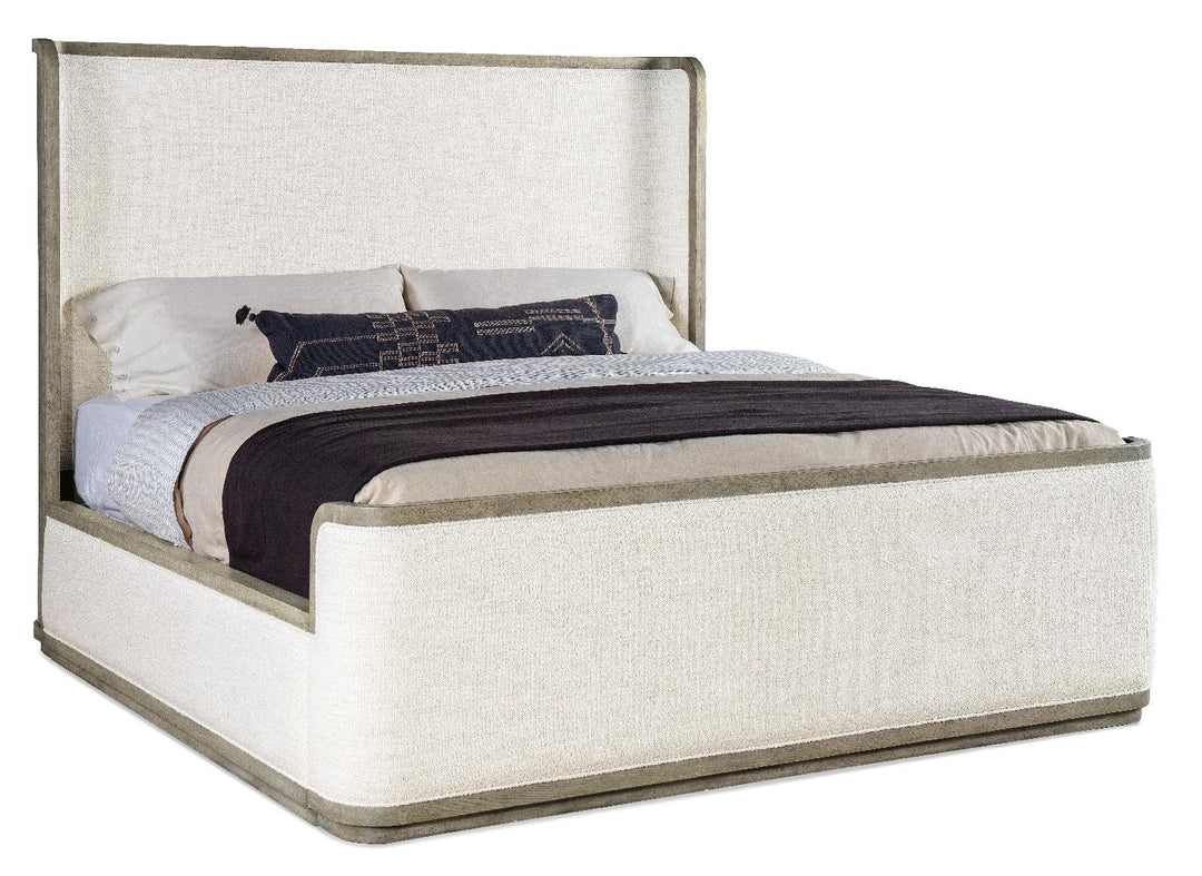American Home Furniture | Hooker Furniture - Linville Falls Boones Upholstered Shelter Bed