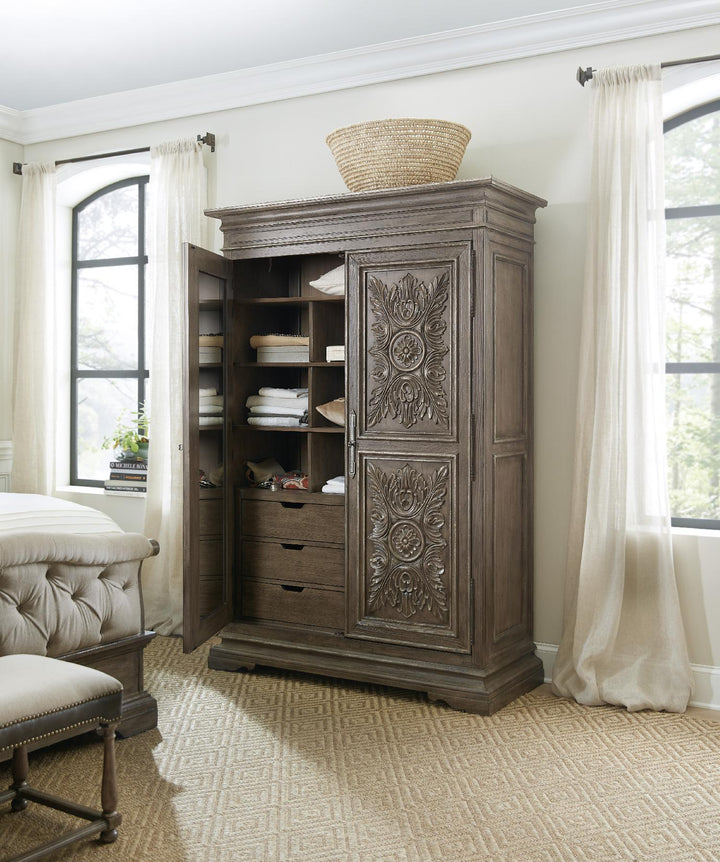 American Home Furniture | Hooker Furniture - Woodlands Wardrobe