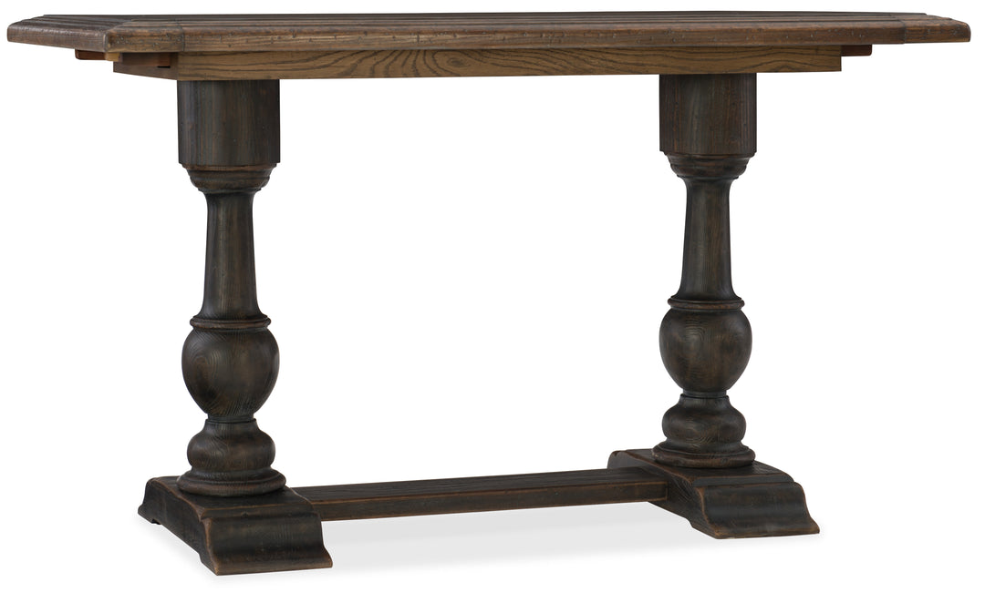 American Home Furniture | Hooker Furniture - Balcones 60in Friendship Table with2-12in Leaves
