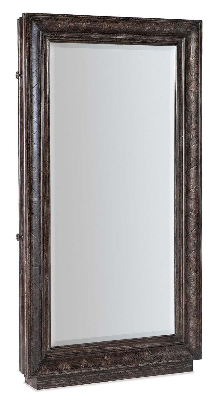 American Home Furniture | Hooker Furniture - Traditions Floor Mirror withhidden jewelry storage