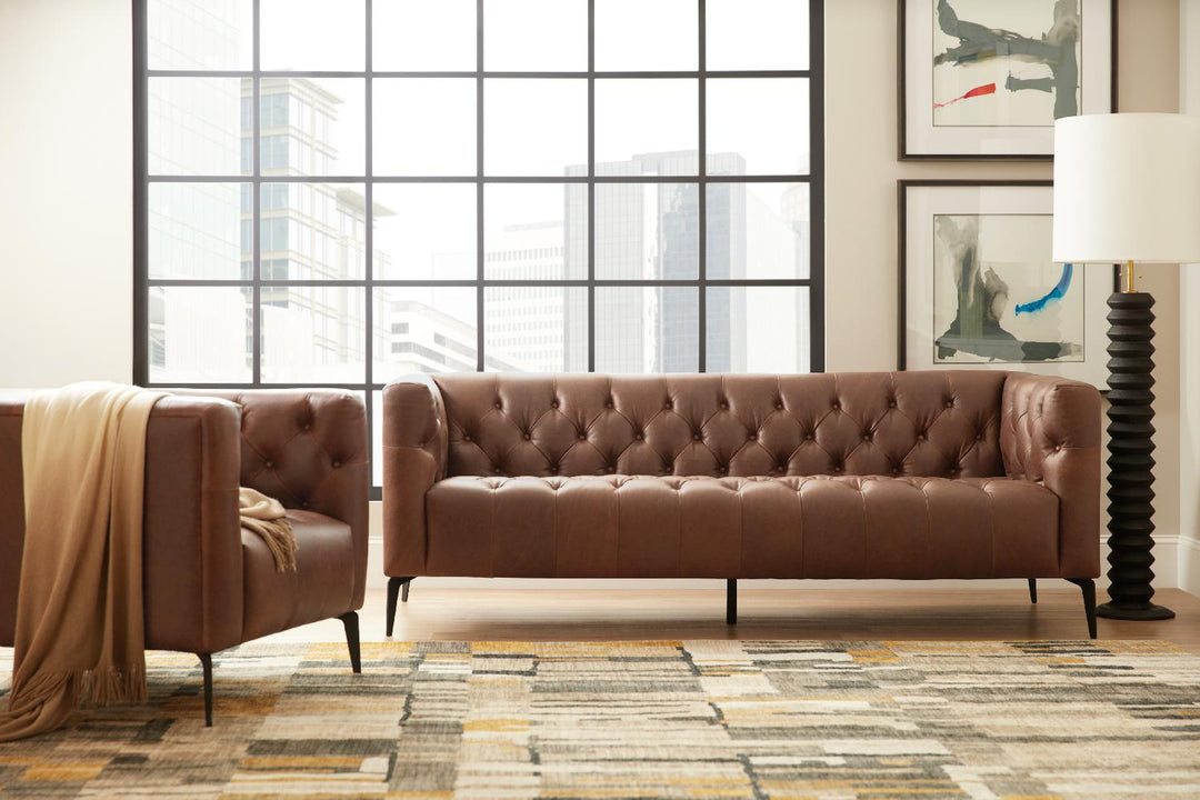 American Home Furniture | Hooker Furniture - Nicolla Stationary Sofa