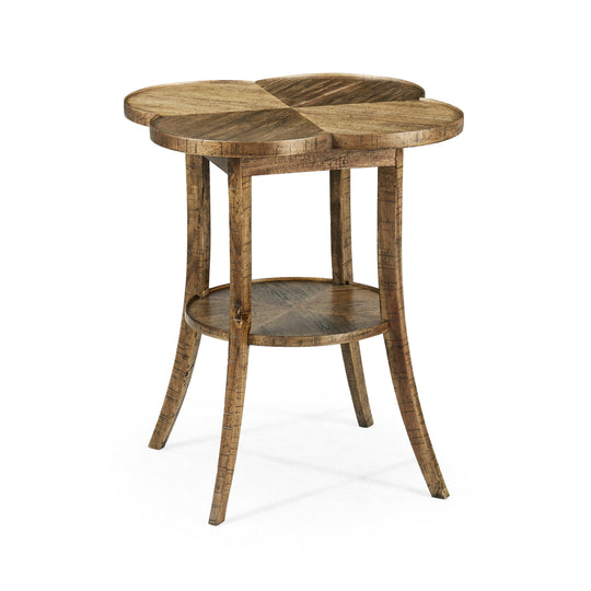 Jonathan Charles Casual Accents Quatrefoil Accent Table ACCENT TABLES