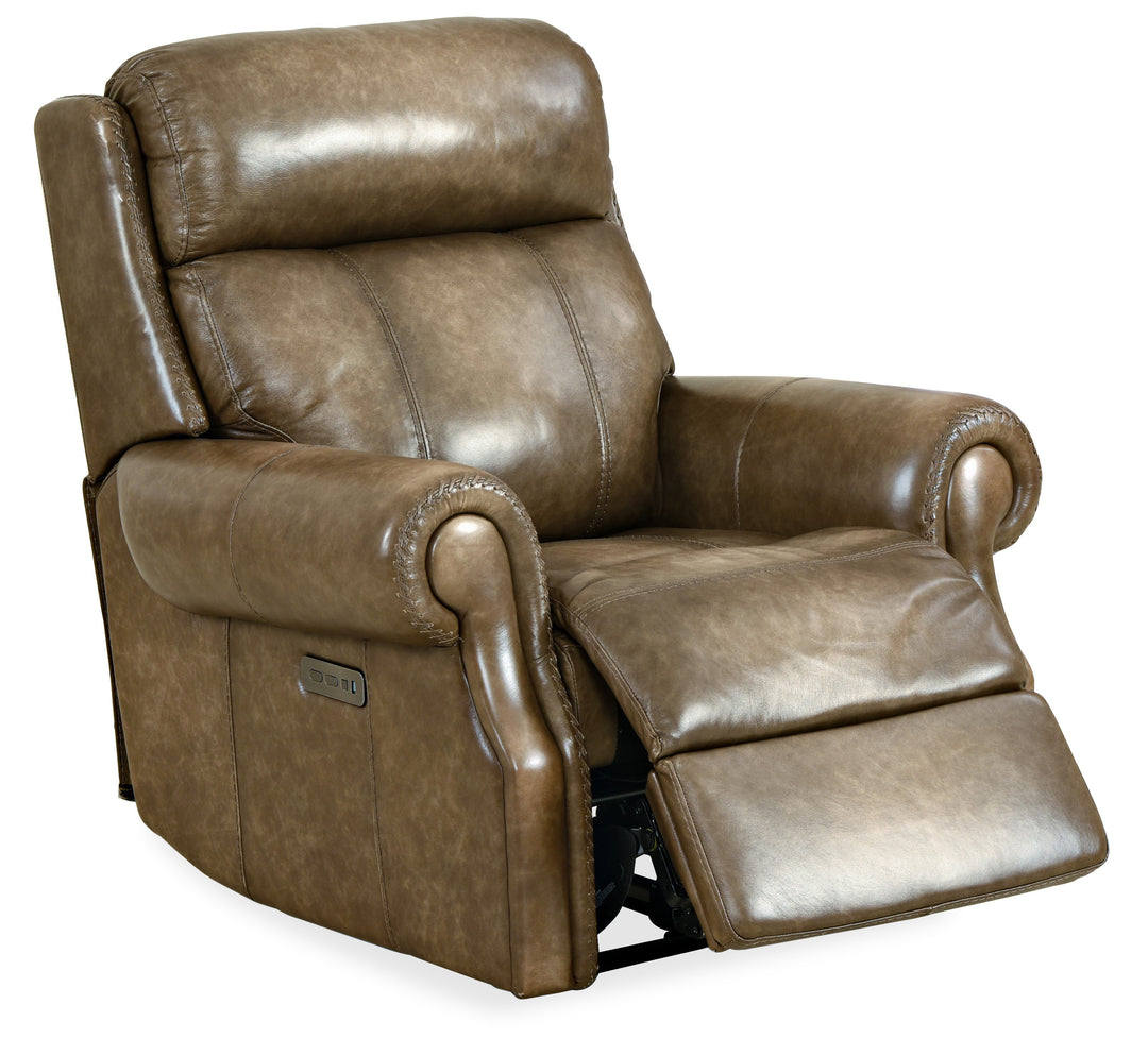 American Home Furniture | Hooker Furniture - Brooks Power Recliner with Power Headrest