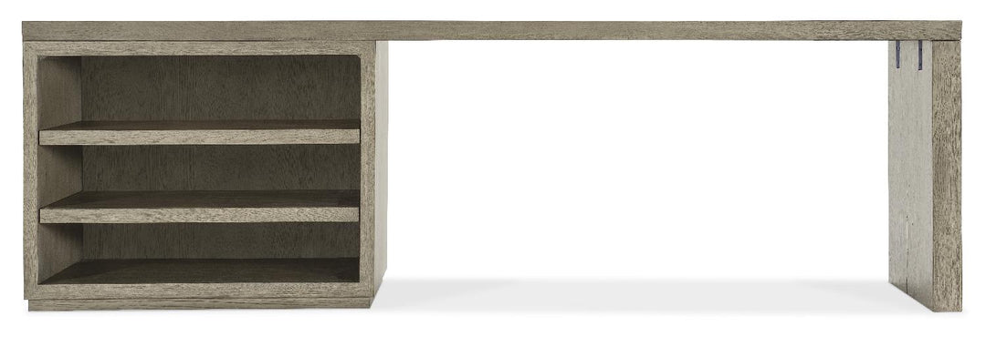 American Home Furniture | Hooker Furniture - Linville Falls 96" Desk with Open Desk Cabinet