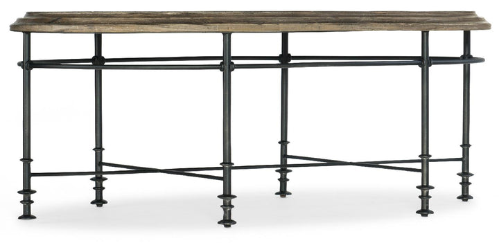 American Home Furniture | Hooker Furniture - La Grange Faison Oval Cocktail Table