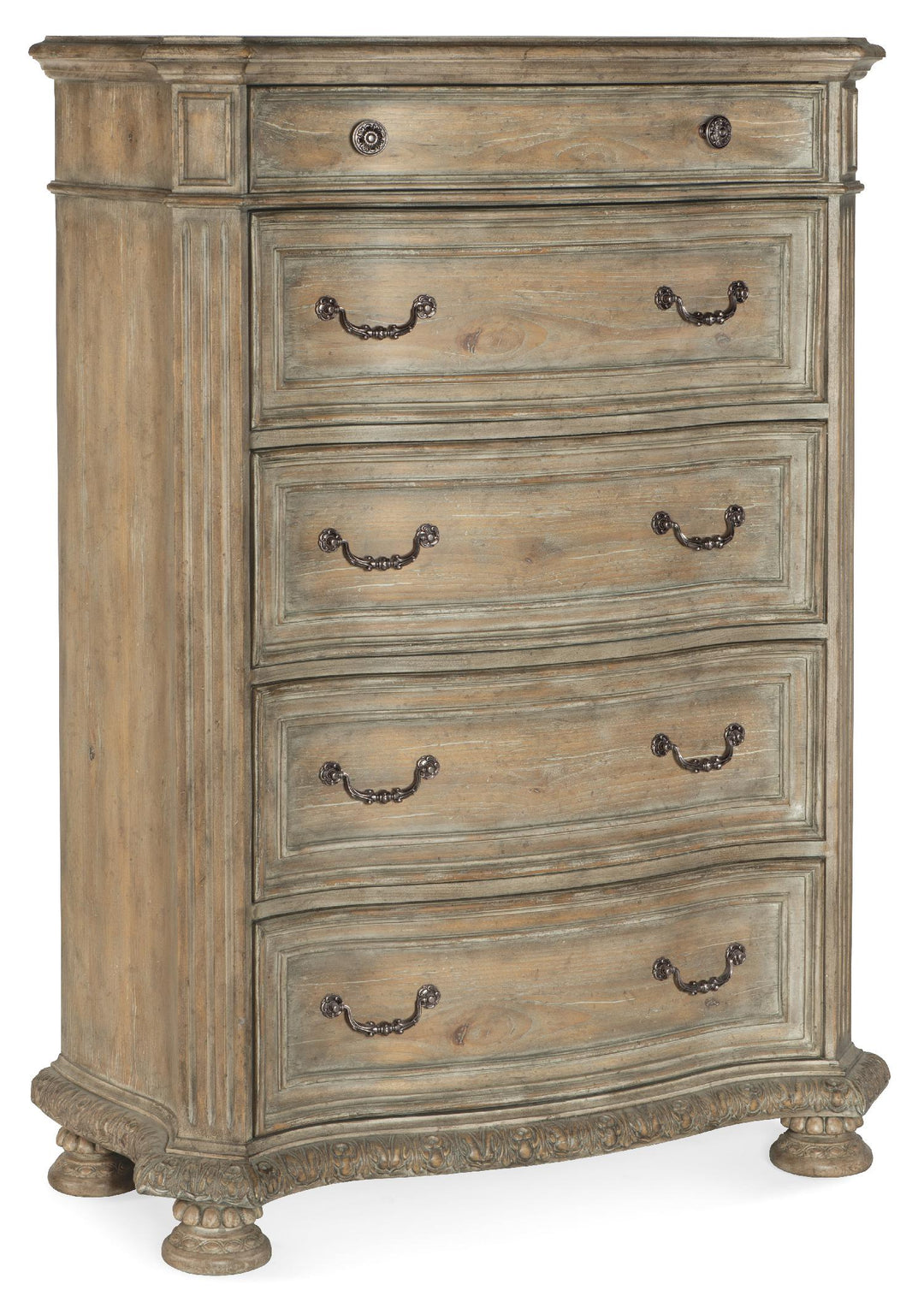 American Home Furniture | Hooker Furniture - Castella Five Drawer Chest