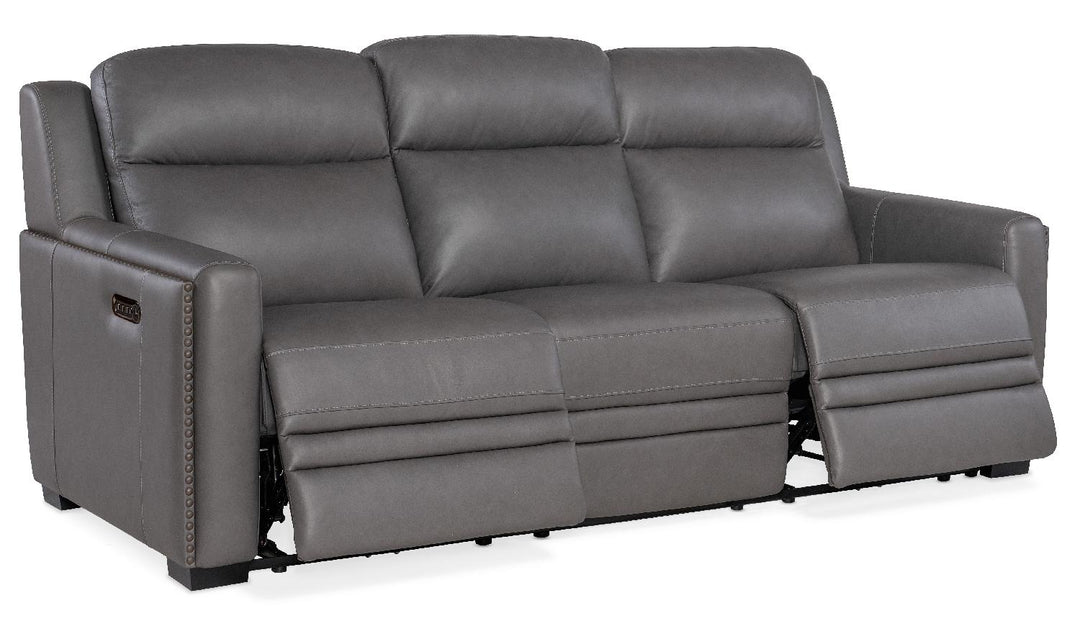 American Home Furniture | Hooker Furniture - McKinley Power Sofa with Power Headrest & Lumbar