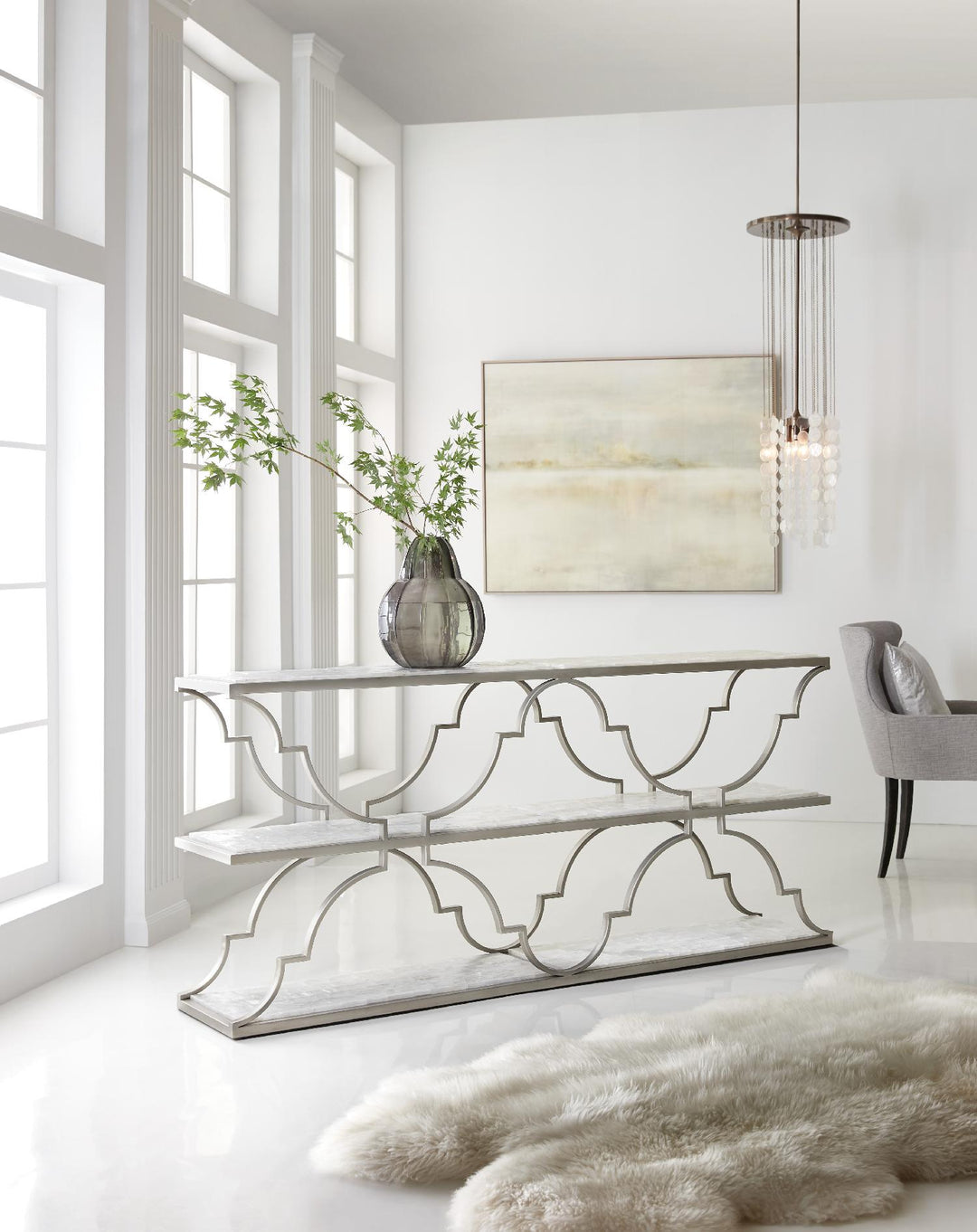 American Home Furniture | Hooker Furniture - Melange Golden Gate Console