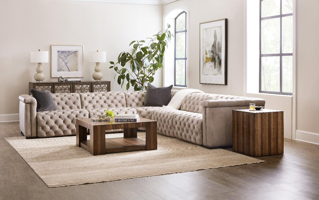 American Home Furniture | Hooker Furniture - Savion Grandier 5-Piece Power HR Sectional with2 Power Recline