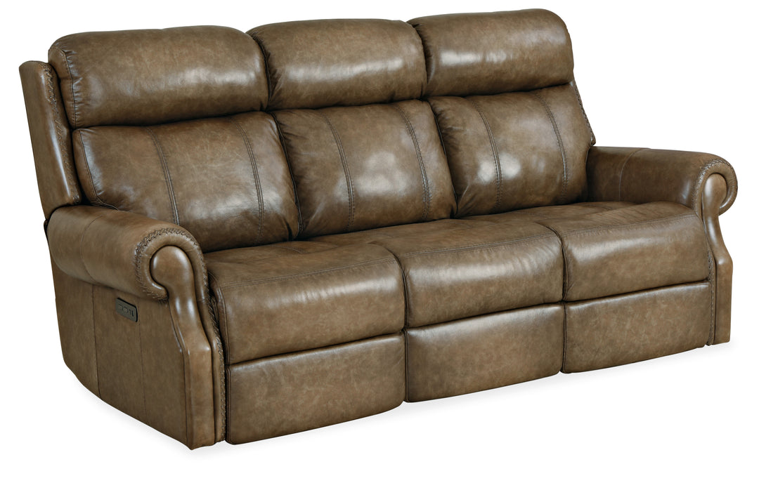 American Home Furniture | Hooker Furniture - Brooks Power Sofa with Power Headrest