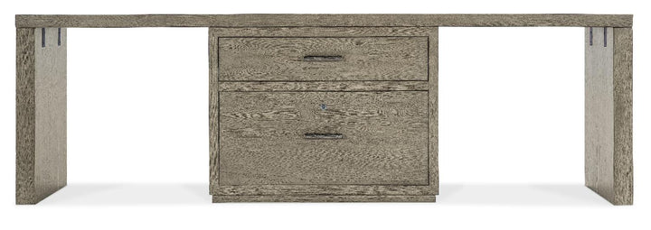 American Home Furniture | Hooker Furniture - Linville Falls 96" Desk with Centered Lateral File