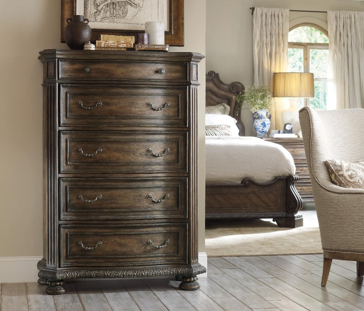 American Home Furniture | Hooker Furniture - Rhapsody Five Drawer Chest