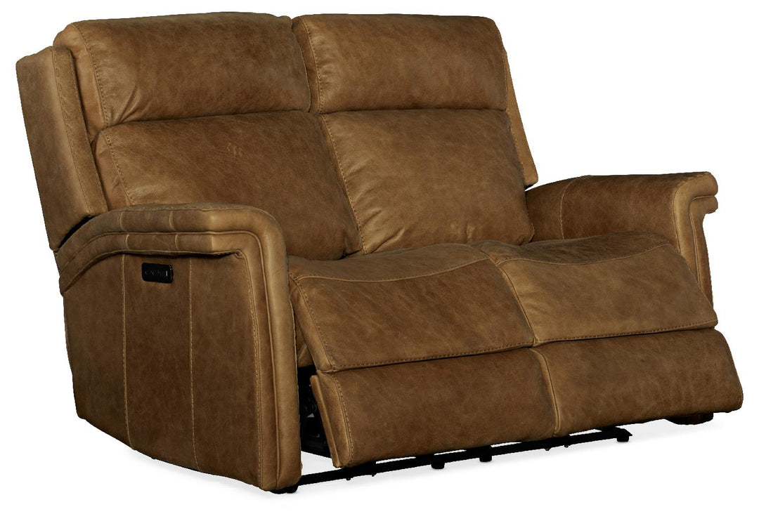 American Home Furniture | Hooker Furniture - Poise Power Recliner Loveseat with Power Headrest