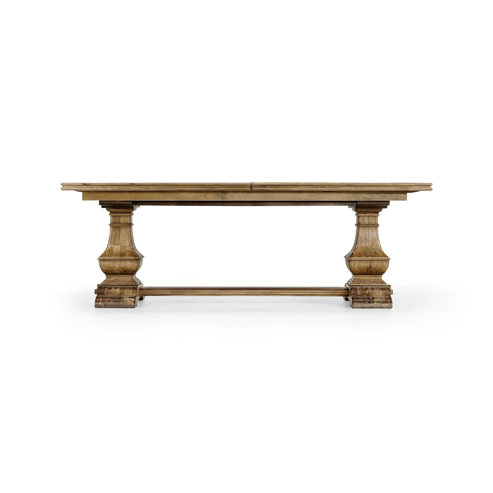 Jonathan Charles Casual Accents Medium Driftwood Parquet Top Dining Table DINING TABLES