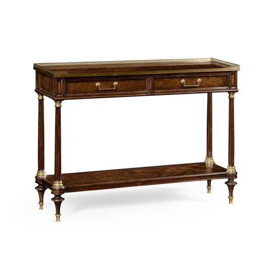 Jonathan Charles Brompton Mahogany Console Table CONSOLE TABLES