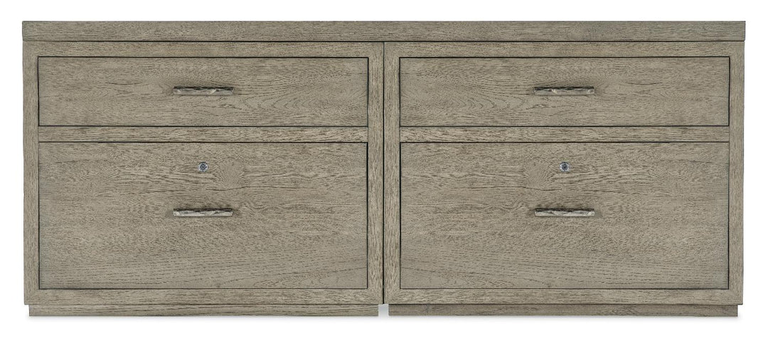 American Home Furniture | Hooker Furniture - Linville Falls 72" Credenza with Two Lateral Files