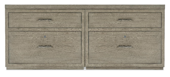 American Home Furniture | Hooker Furniture - Linville Falls 72" Credenza with Two Lateral Files